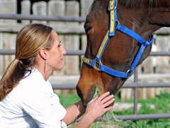 Woman with horse Woman with horse