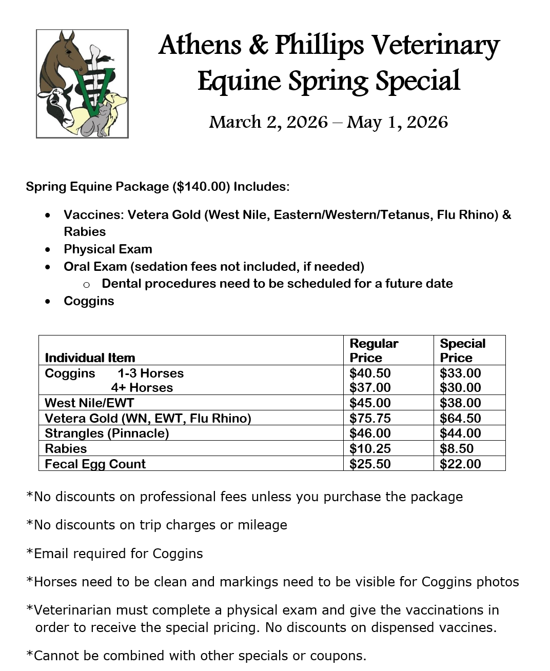 Spring Special